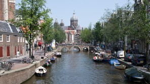 Bild: Gracht in Amsterdam