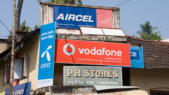 Bild: Mobilfunk-Store in Indien