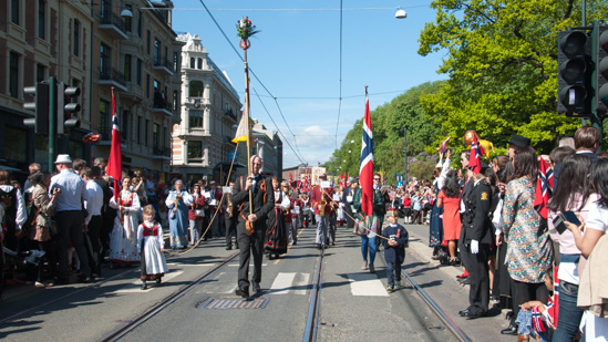 Bild: Parade in Oslo am Verfassungstag
