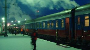 Bild: Transsibirische Eisenbahn im Winter