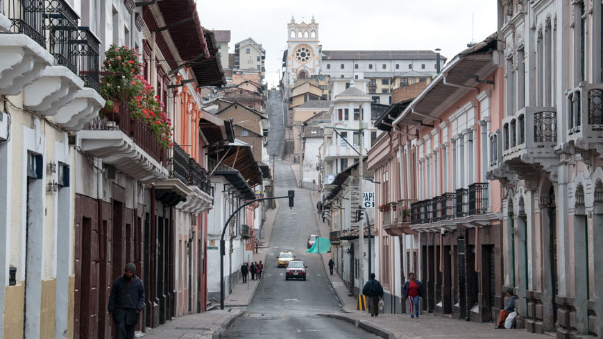 Bild: Straße in Quito