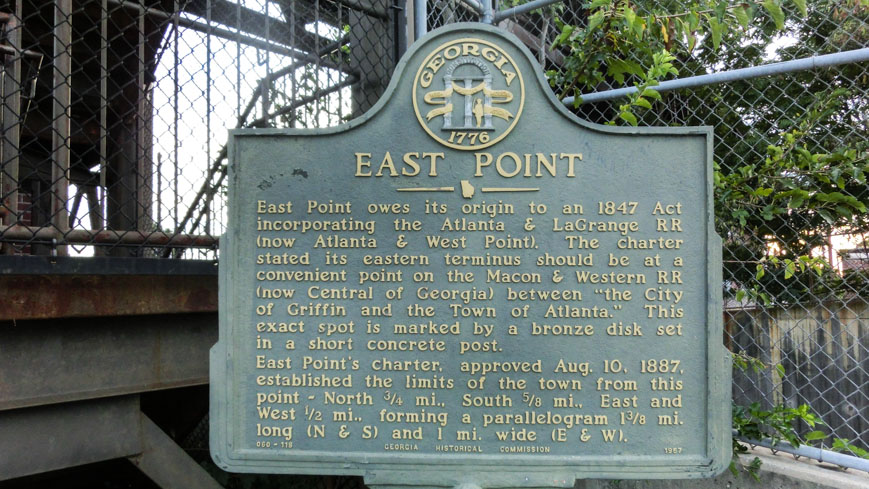 Bild: East Point Gedenktafe