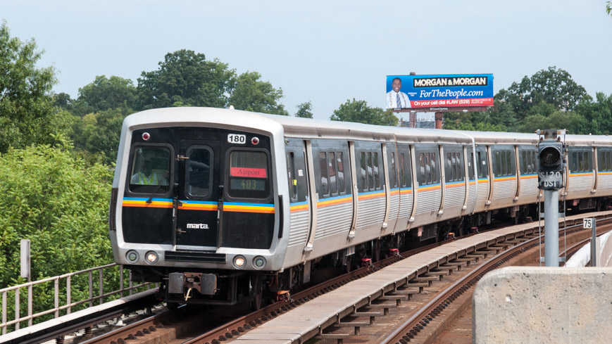 Bild: Metro-Zug in Atlanta, Georgia