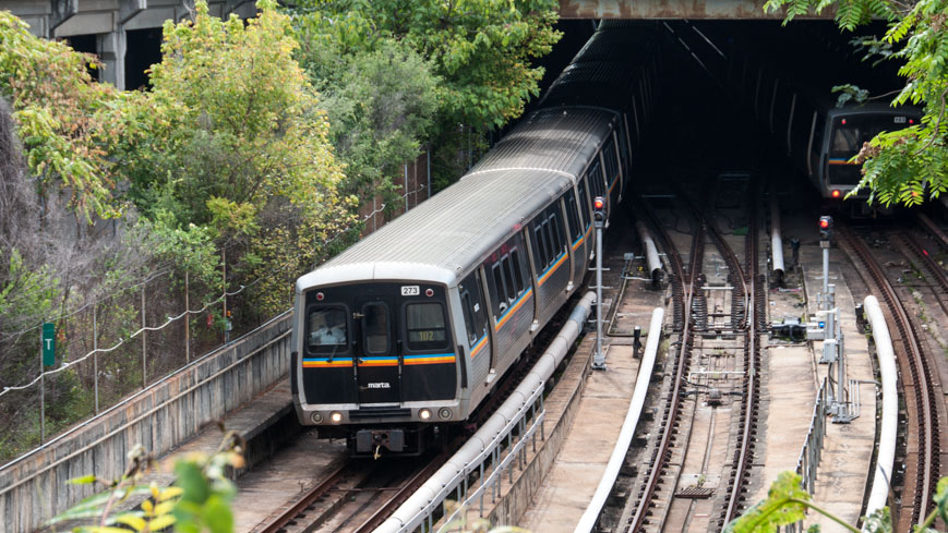 Bild: Metro Zug in Atlanta