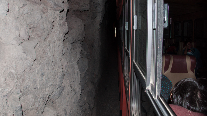 Bild: Tunnel auf der Bahnstrecke Ibarra Salinas