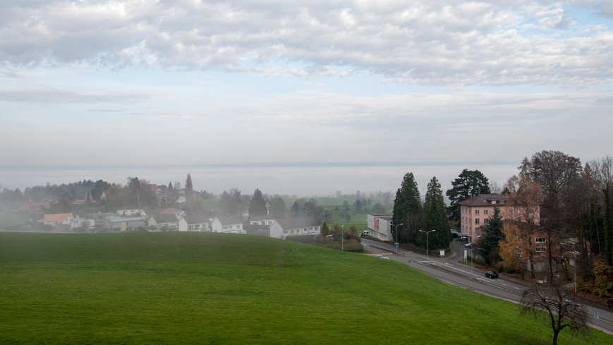Bild: Blick von St. Gallen (Oberwaid) Richtung Bodensee