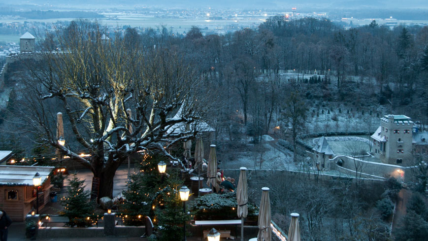 Bild: Festung Hohensalzburg im Winter