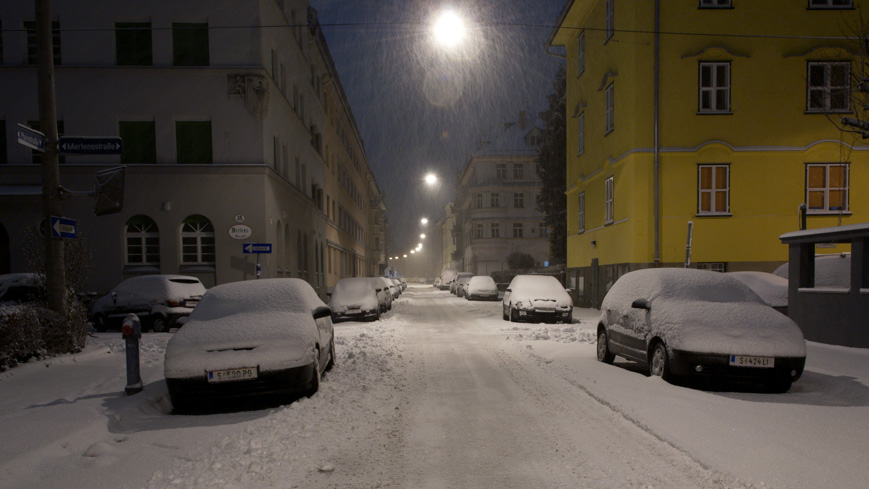 Bild: Winter in der Plainstraße