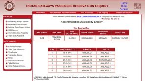 Bild: Verfügbarkeit Tourist Quota Tickets prüfen