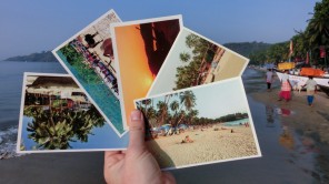 Bild: Ansichtskarten aus Palolem in Goa