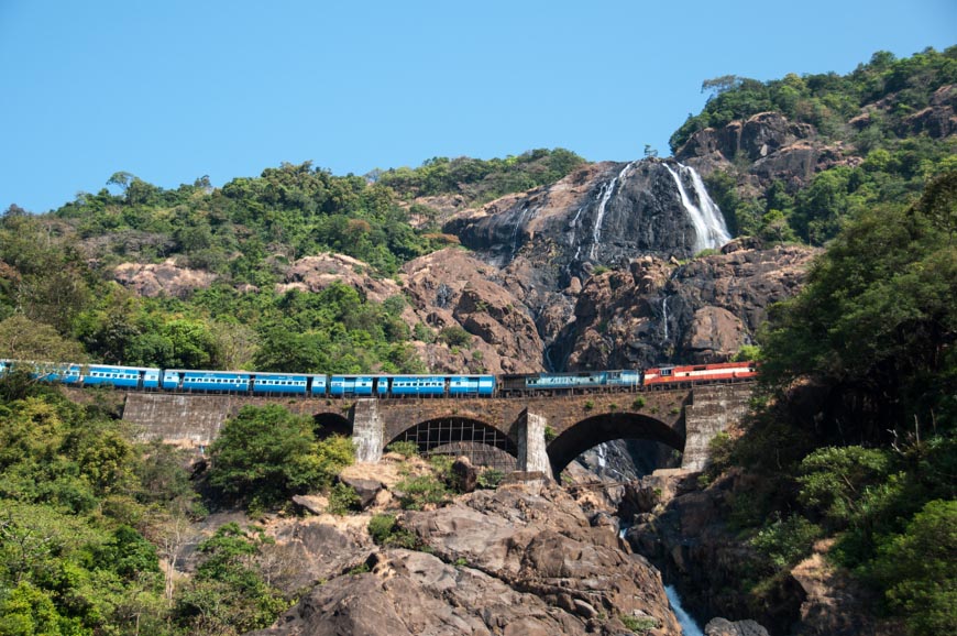 Dudhsagar Wasserfalle Das Herz Des Chennai Express Anders Reisen