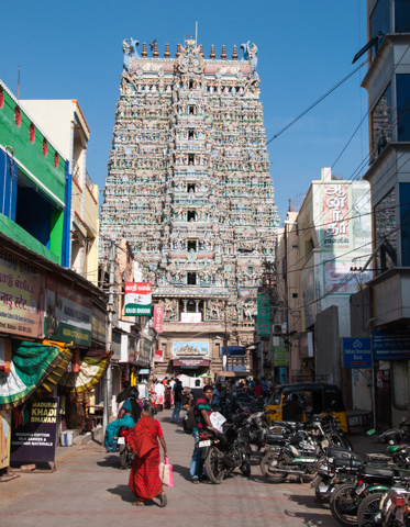 Bild: Sri Minakshi Tempel in Madurai