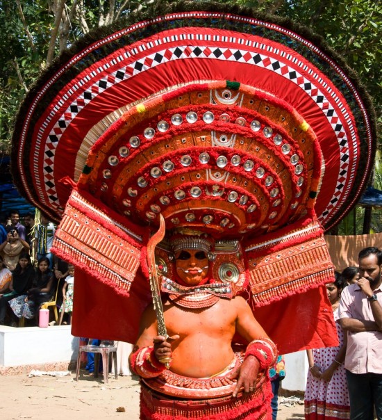 Bild: Theyyam in Südindien