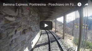 Bild: Video - Führerstandsmitfahrt im Bernina Express