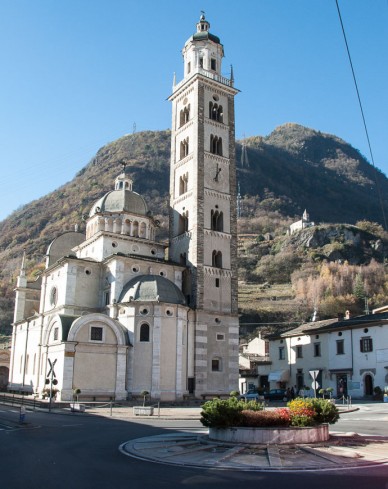 Bild: Wallfahrtskirche "Madonna di Tirano"