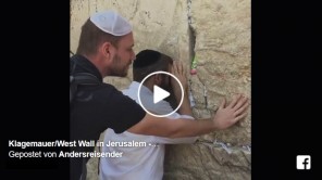 Bild: Live-Video von der Klagemauer in Jerusalem
