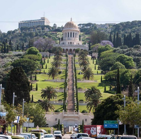 bild: Bahai Gärten in Haifa