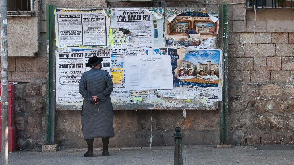 Ultraorthodoxer Jude in Jerusalem