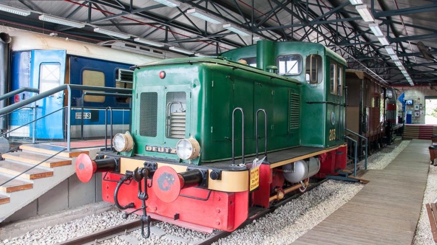 Deutz Lokomotive im Israelischen Eisenbahnmuseum