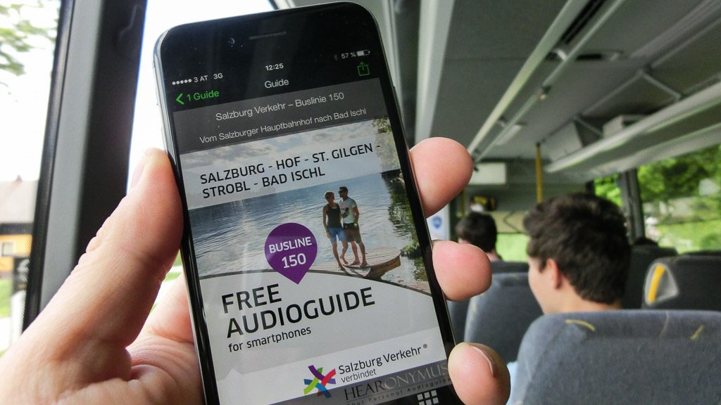 Salzburg Verkehr Audioguide für die Linie 150