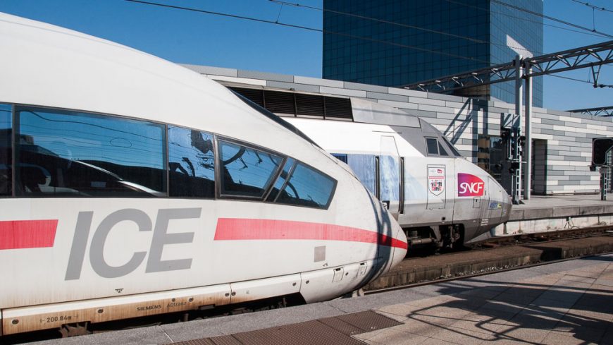 ICE und TGV in Bruxelles-Midi