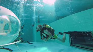 Gerhard Liebenberger im Nemo33 in Brüssel