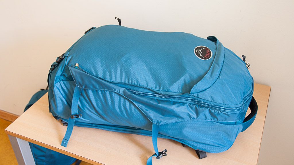 Osprey Farpoint 55 im Hostel