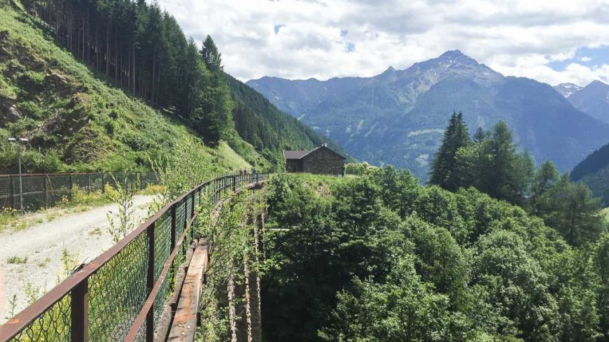 Radwegund Wanderweg alte Tauernbahntrasse