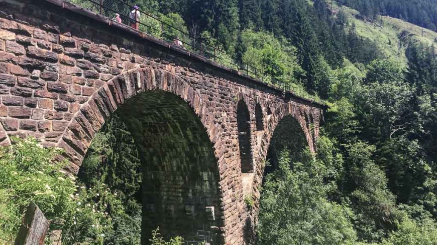 Waldmanngrabenviadukt am Tauernbahn Rad- und Wanderweg