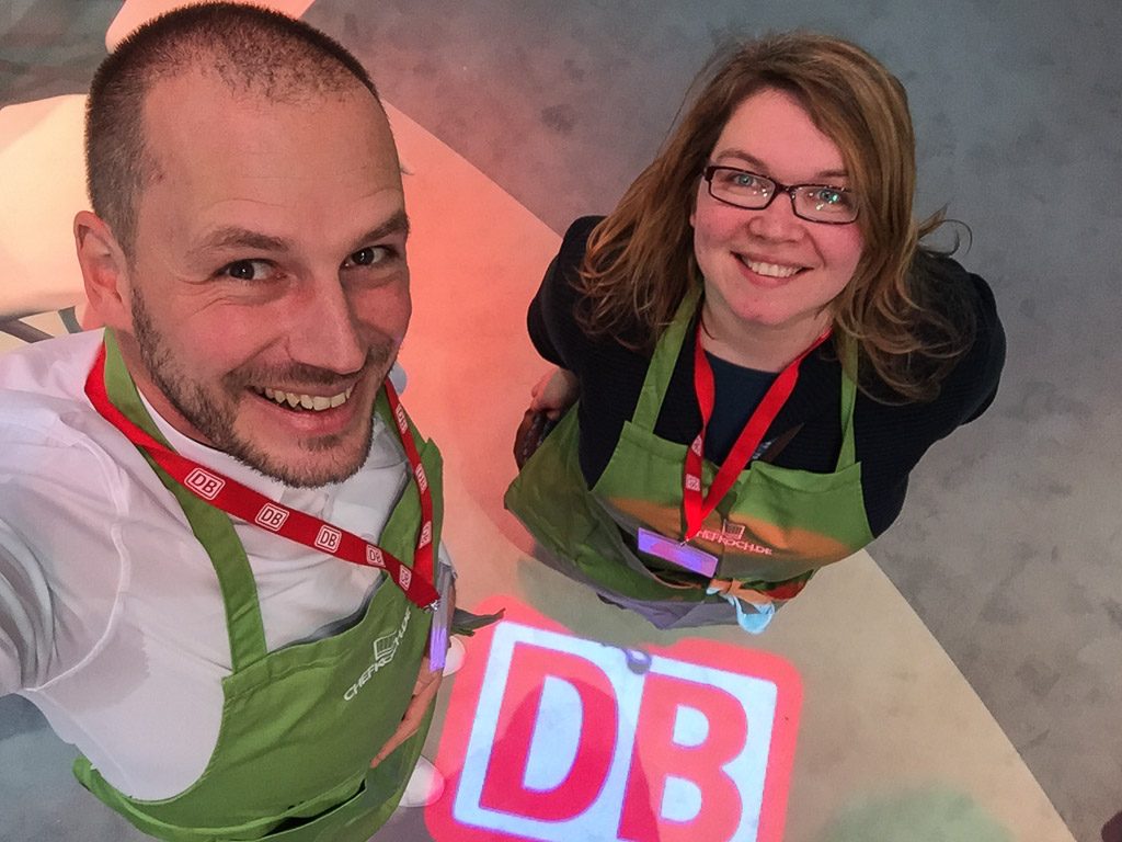 ITB - Deutsche Bahn #Pimpyourlunchbox gemeinsam mit Reiseblogger-Kollegin Janett Schindler von Teilzeitreisender.de