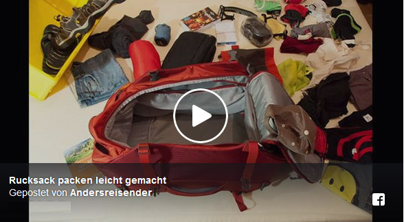 Rucksack packt sich selbst