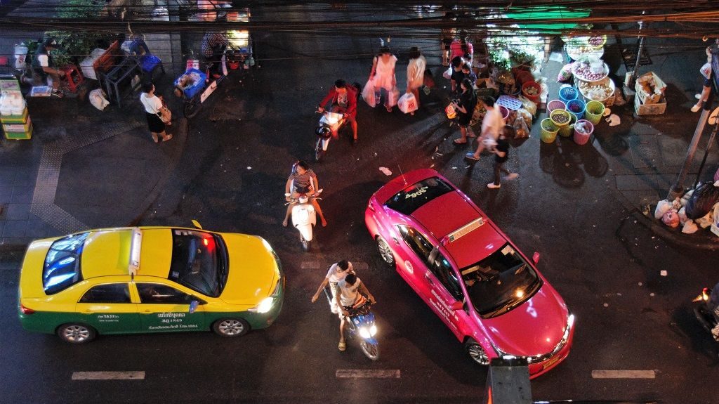 Nähe Central Point Bangkok von oben