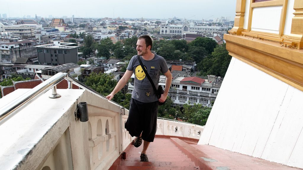 Gerhard Liebenberger am Weg zum Golden Mount Bangkok
