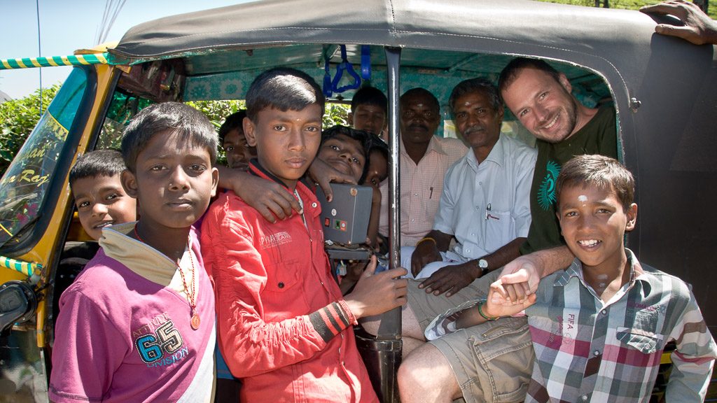 Gerhard Liebenberger in Indien