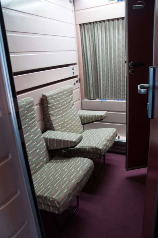 Gran Clase Abteil im Nachtzug der RENFE und CP