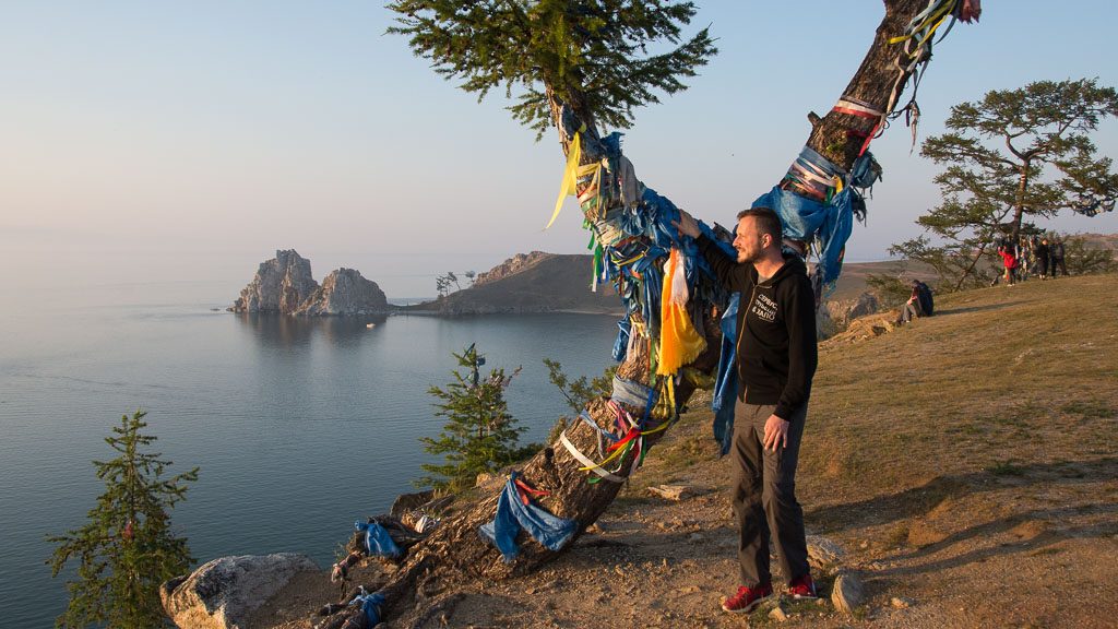 Kap Burhan mit Baikalsee