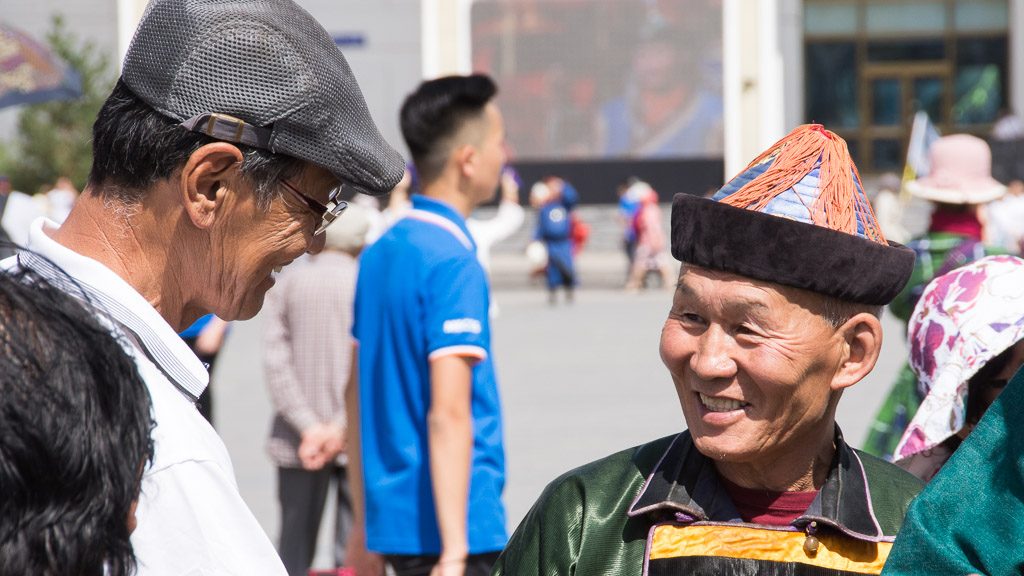 Naadam Fest Besucher