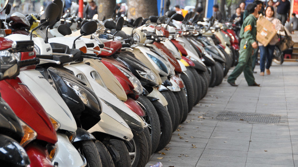 Mopeds in Hanoi