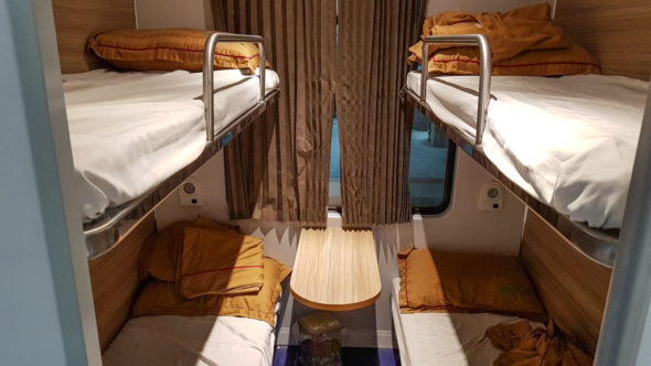 Soft Sleeper Waggon in Vietnam