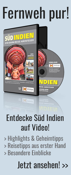 DVD Indien - Reise-Video mit dem Zug durch Südindien