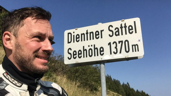 Motorradstrecke Dientner Sattel