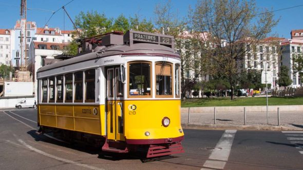 Linie 28 der Straßenbahn Lissabon