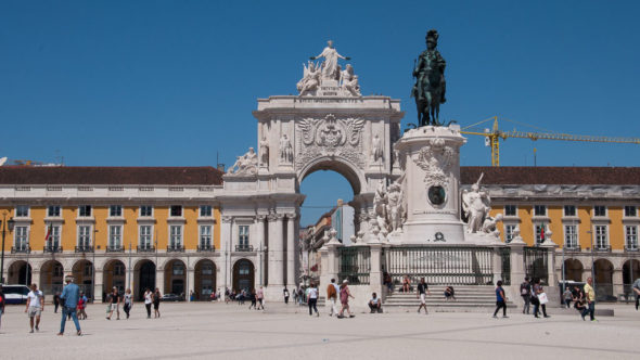 Praça do Comércio in Lissabon