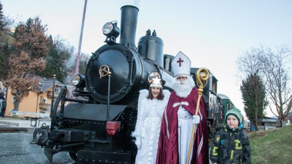 Nikolaus Dampfzug Ausflug im Pinzgau