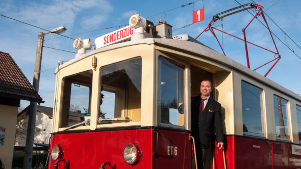 Salzburger Lokalbahn Nostalgiezug im Advent