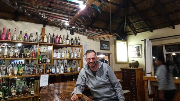 Bar in der New Oxbow Lodge in Lesotho