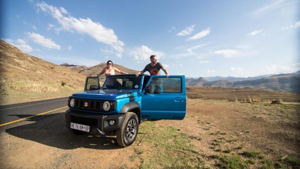 Suzuki Jimny am Roadtrip durch Lesotho