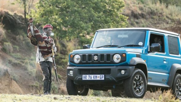 Suzuki Jimny am Roadtrip durch Lesotho