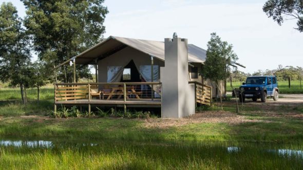Besonders übernachten in Südafrika in Wilderness (AfriCamps)