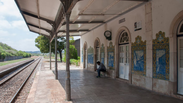 Bahnhof in Obidos